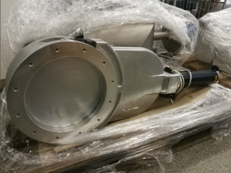 Foto produktu Gate valve VAT, series 121, DN 250, with position indicator, with solenoid 24 V DC